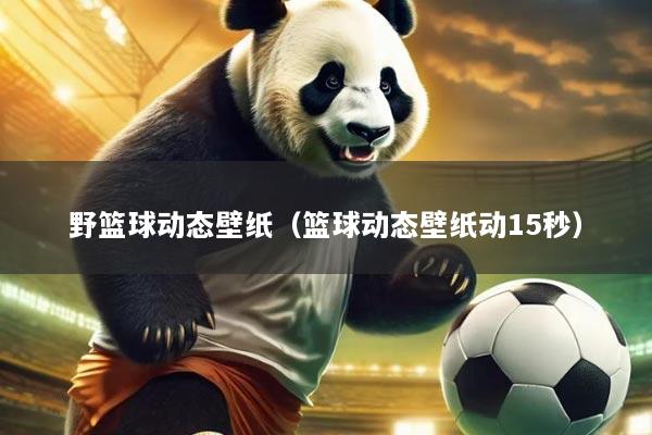野篮球动态壁纸(篮球动态壁纸动15秒)